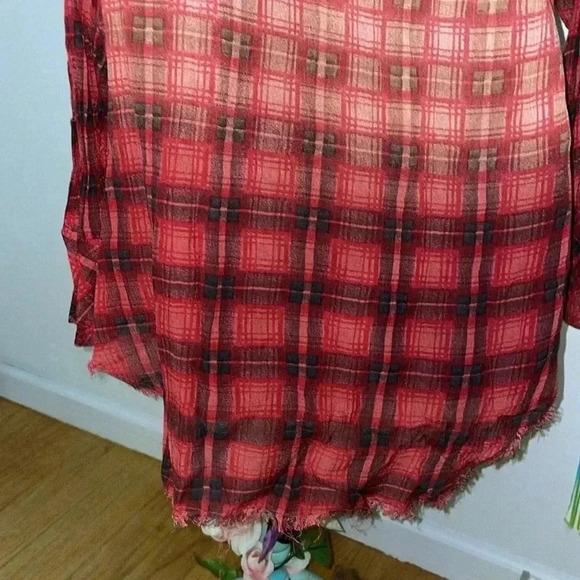 Free People Rustic Plaid Tunic- XSmall/Small - Picture 8 of 8